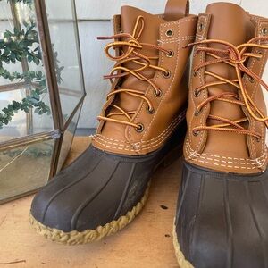L.L. Bean Brown and Black Winter Boots